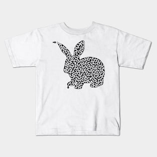 Bunny Rabbit Maze Kids T-Shirt